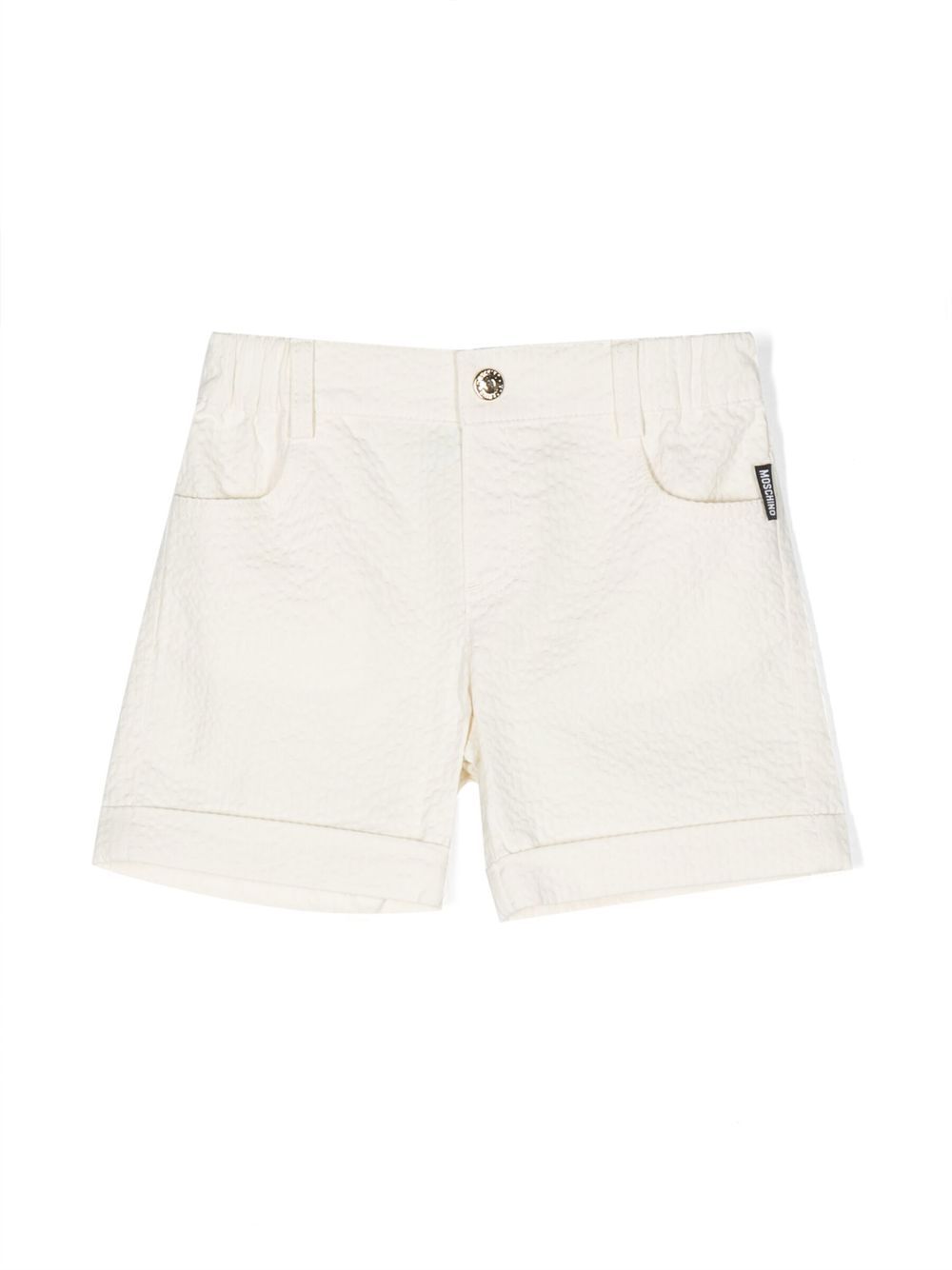 Moschino Kids Shorts mit Knitteroptik - Nude von Moschino Kids