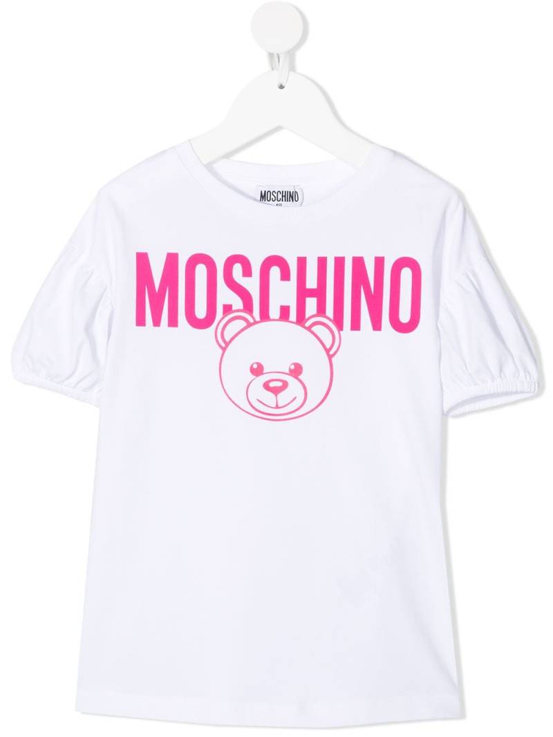 Moschino Kids T-Shirt mit Teddy-Print - Weiß von Moschino Kids