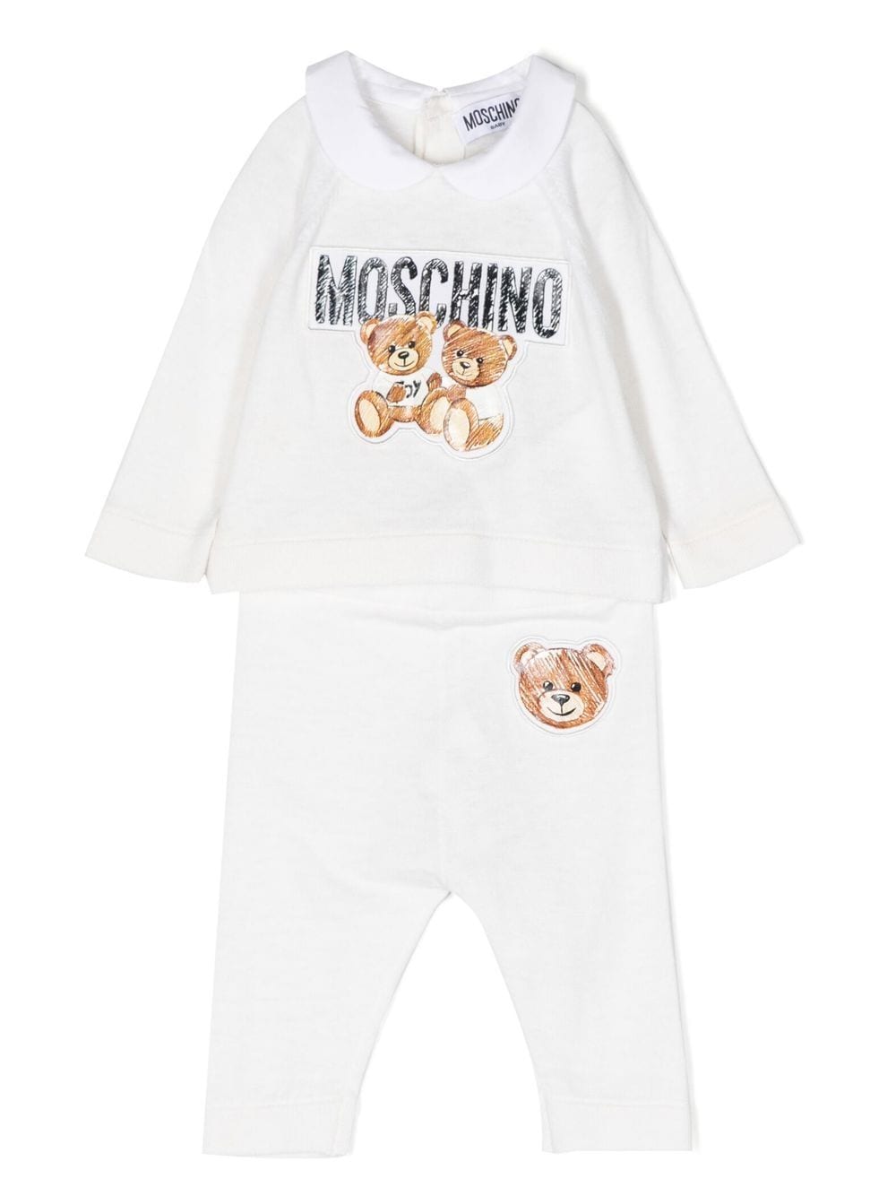 Moschino Kids Jogginganzug mit Teddy-Print - Nude von Moschino Kids