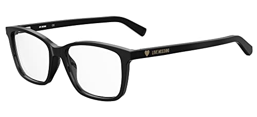 Moschino Love Unisex Eyeglasses Sunglasses, 807/16 Black, 49 von Moschino Love
