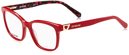 Moschino Love Unisex Mol585 Sunglasses, C9A/17 RED, 52 von Moschino