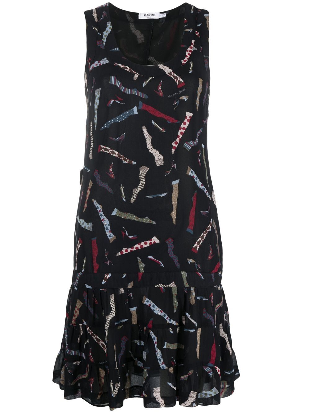 Moschino Pre-Owned 2000s Kleid mit grafischem Print - Schwarz von Moschino Pre-Owned