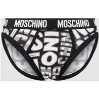 Moschino Swim + Underwear Slip mit Stretch-Anteil in Black, Größe XXL von Moschino Swim + Underwear