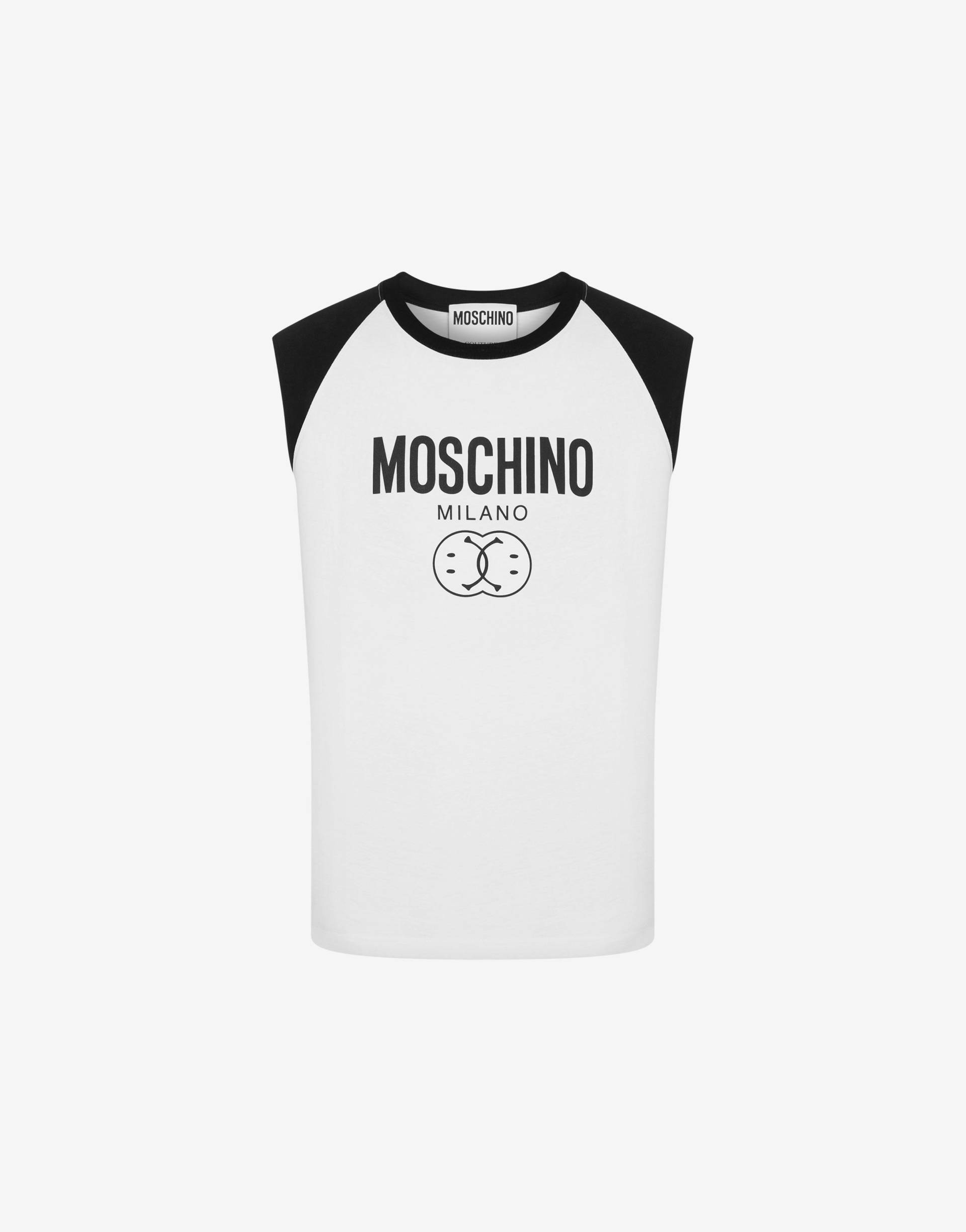 Ärmelloses T-shirt Double Smiley® von Moschino