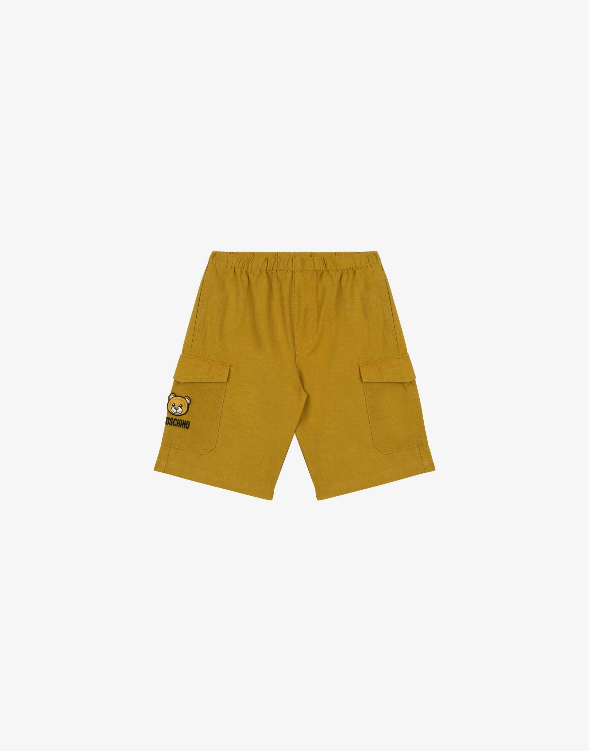 Bermudas Aus Canvas Teddy Patch von Moschino