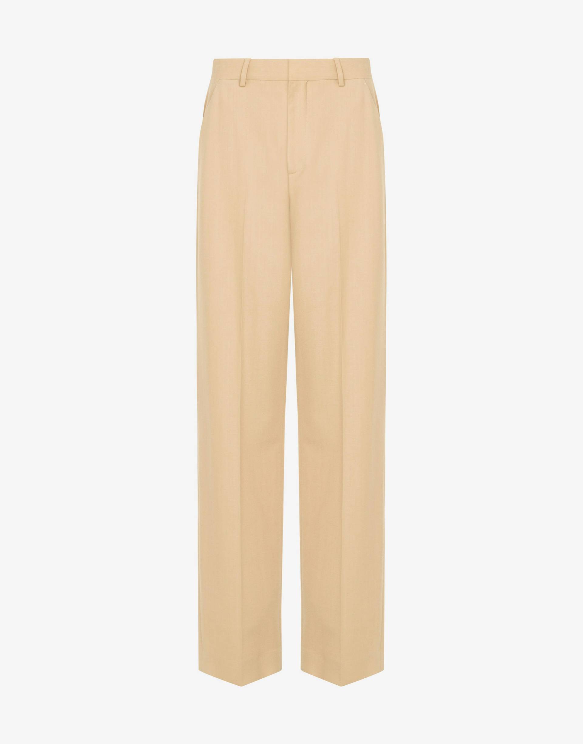 Hose Aus Stretch-gabardine von Moschino