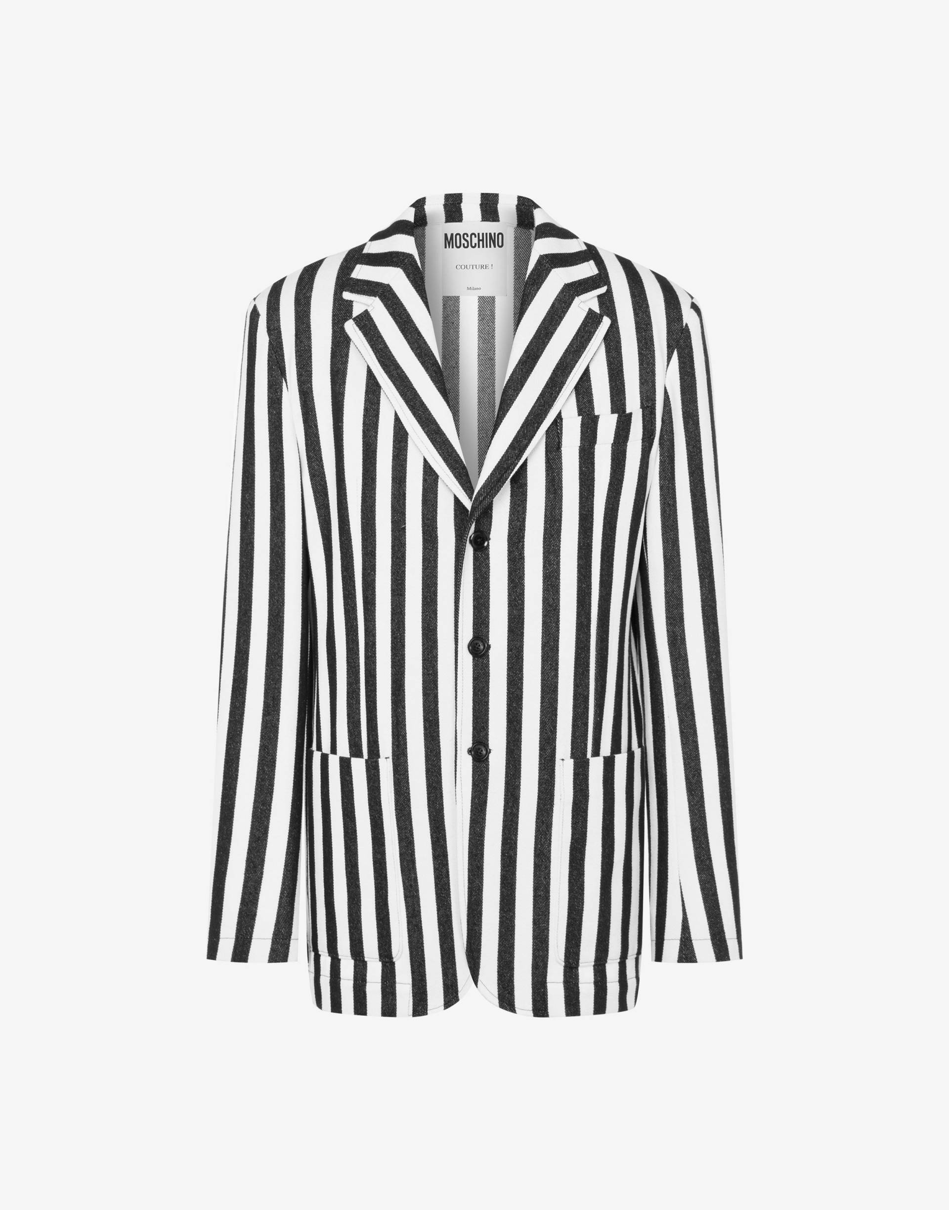 Jacke Aus Baumwolle Archive Stripes von Moschino