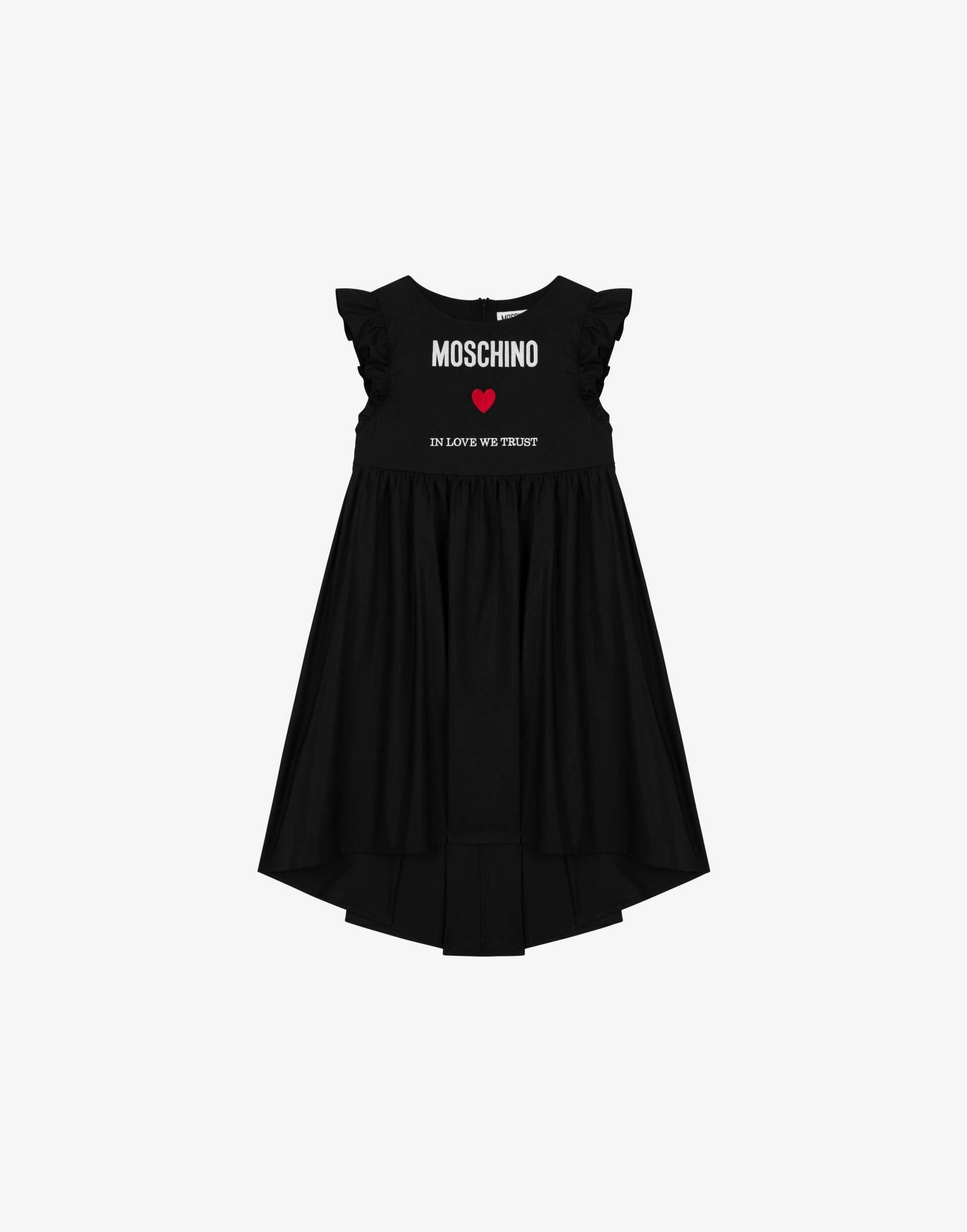 Kleid Aus Popeline In Love We Trust von Moschino