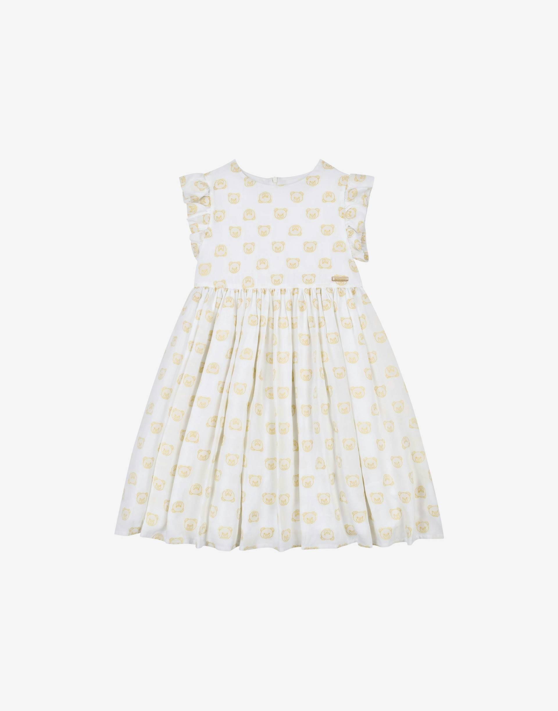 Kleid Aus Popeline Teddy Jacquard von Moschino