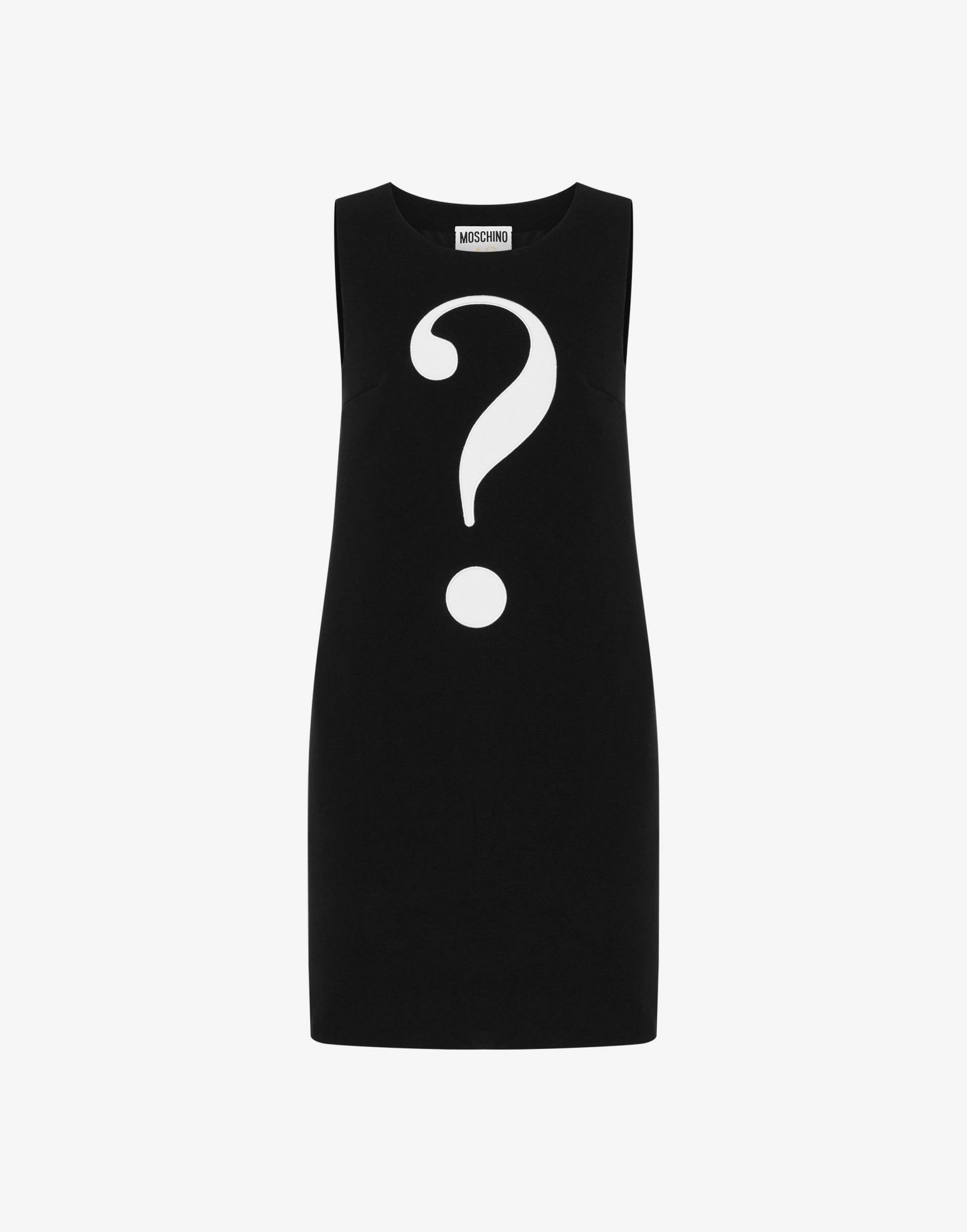 Kleid Aus Stretch-crêpe House Symbols !? von Moschino