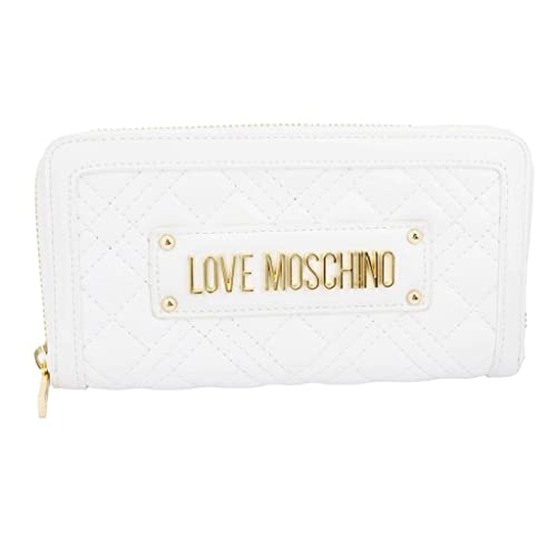 Love Moschino JC5600PP1G PORTAFOGLIO Quilted PU Weiß von Moschino