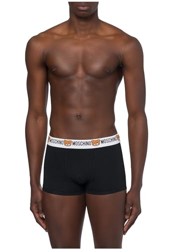 MOSCHINO Boxershorts, Teddybär, Schwarz, 2 Stück, Schwarz , M von Moschino