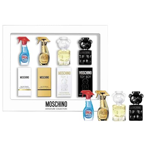 MOSCHINO Miniatur 4-teilige Kollektion 2020 von Moschino