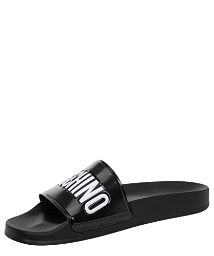 Moschino Herren Pantoletten Black 40 EU von Moschino