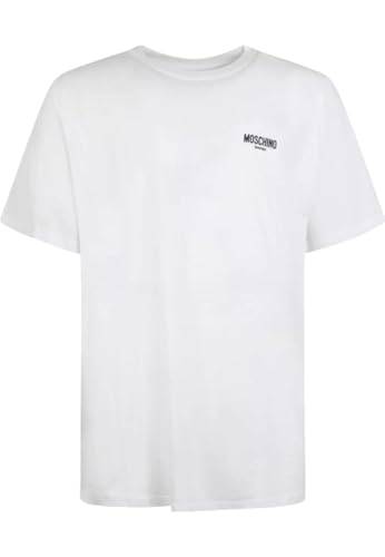 MOSCHINO T-Shirt Kurzarm 241V3A07039408, Weiß, Small von Moschino