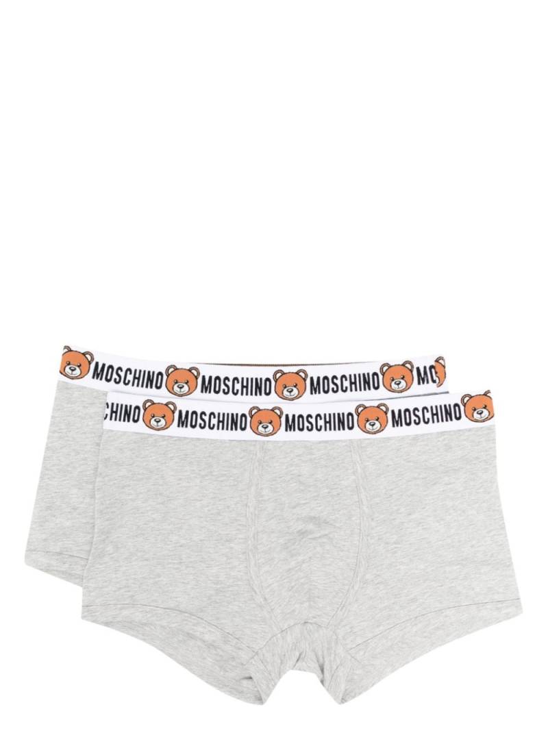 Moschino Set aus zwei Slips mit Teddy - Grau von Moschino