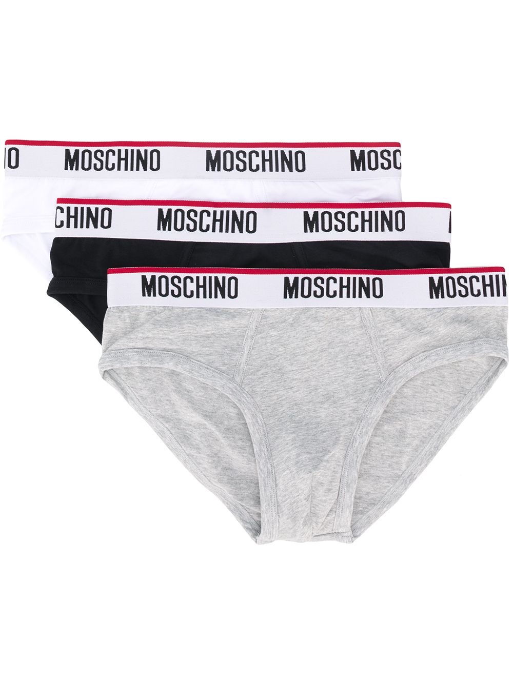 Moschino 3er-Set Slips - Grau von Moschino