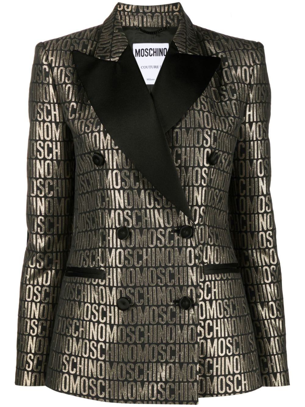 Moschino Blazer im Metallic-Look - Schwarz von Moschino