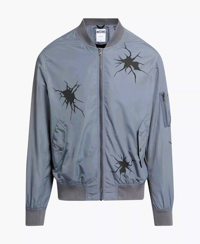 Moschino Bomberjacke Moschino Herren Jacke, MOSCHINO COUTURE Splash Herren Bomber Jacke mit Stehkragen von Moschino
