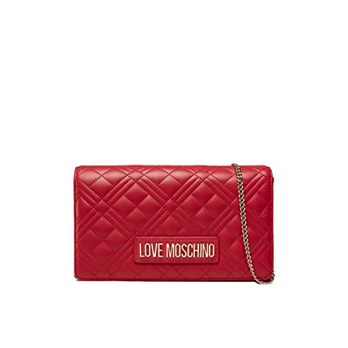 Moschino Borsa donna Love a spalla/tracolla in ecopelle trapuntata rosso B22MO03 JC4079 Media von Moschino