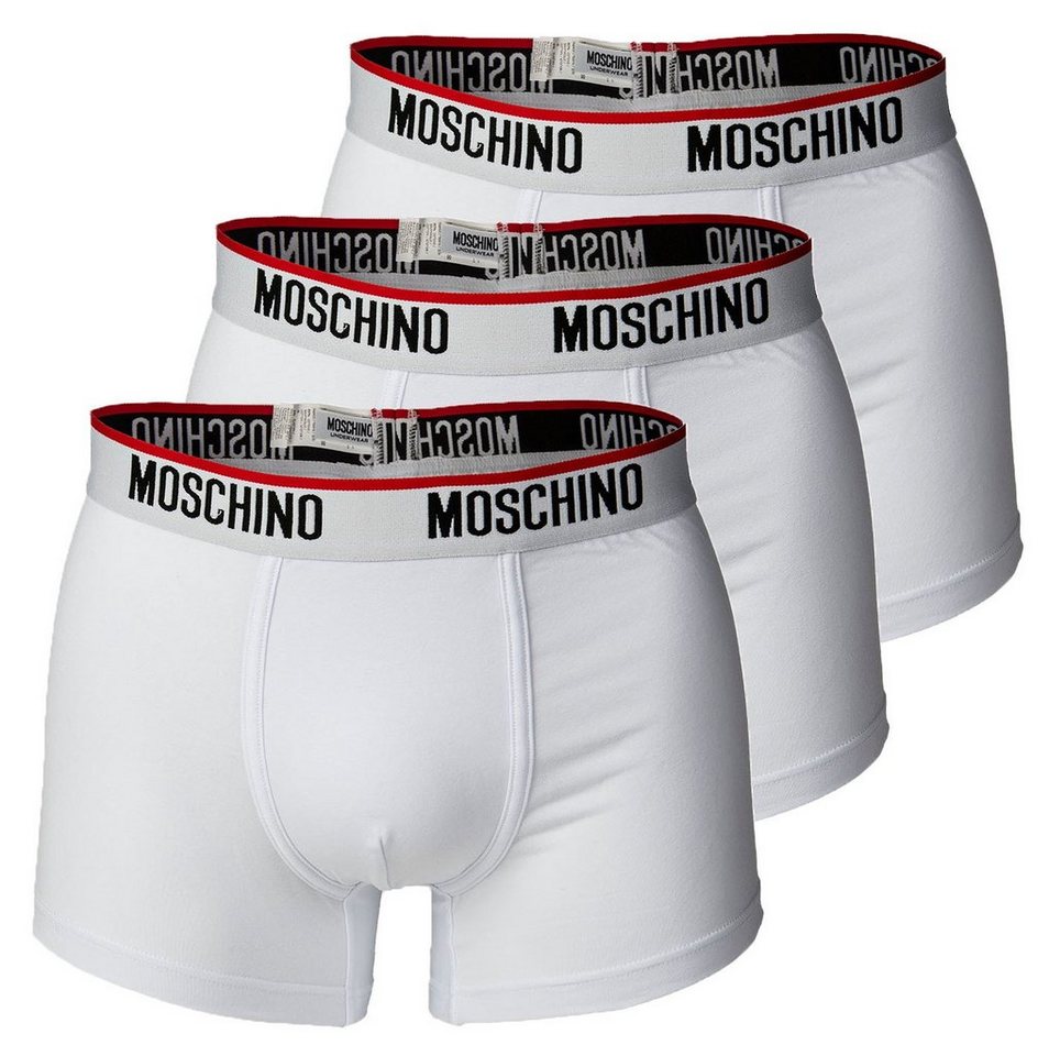 Moschino Boxer Herren Shorts 3er Pack - Pants, Unterhose, Cotton von Moschino