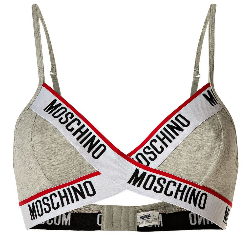 Moschino Bustier Damen Bustier - bügellos, Bra, BH, Logo, Stretch von Moschino