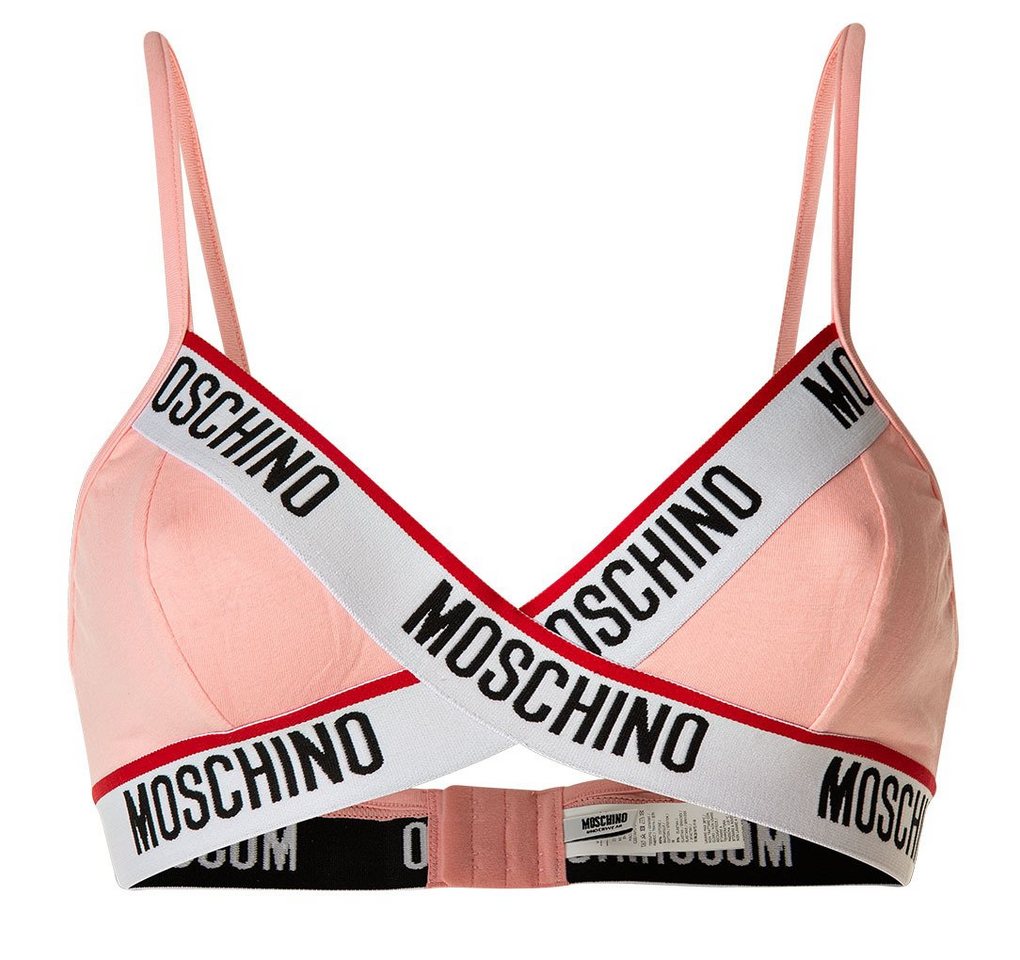 Moschino Bustier Damen Bustier - bügellos, Bra, BH, Logo, Stretch von Moschino