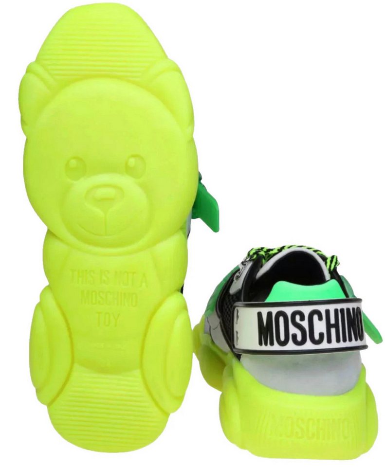 Moschino COUTURE Limited Special Edition Teddy Bear Fluo Trainers Sneaker Limitierte Edition mit speziellem Packaging von Moschino