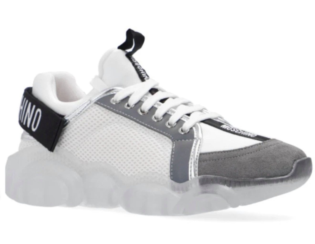 Moschino COUTURE Teddy Bear Sohle Low Schuhe Hauptkollektion Sneaker Ikonische Teddybär-Sohle für Stil und Wiedererkennung von Moschino