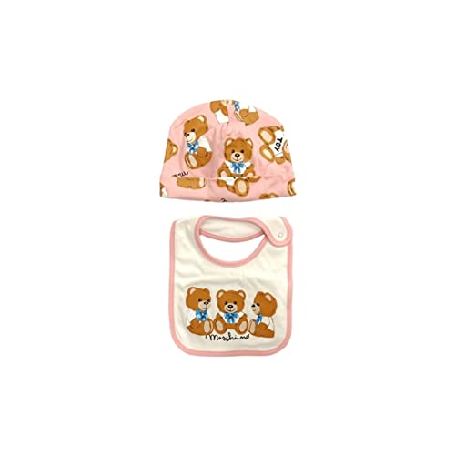 Moschino - Cappello+bavaglino rosa 82577 sugar toy peluche von Moschino