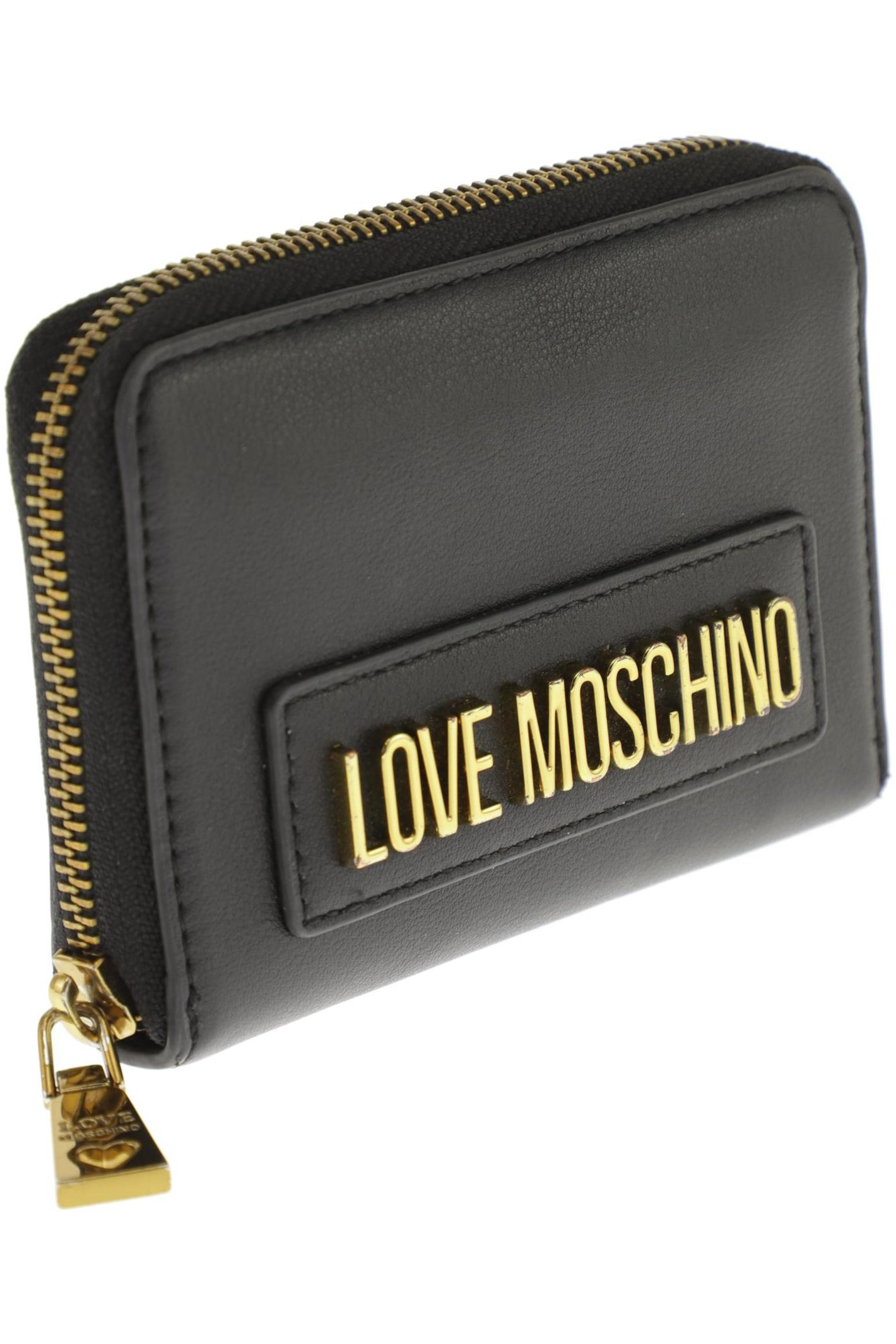 Moschino Damen Portemonnaie, schwarz von Moschino
