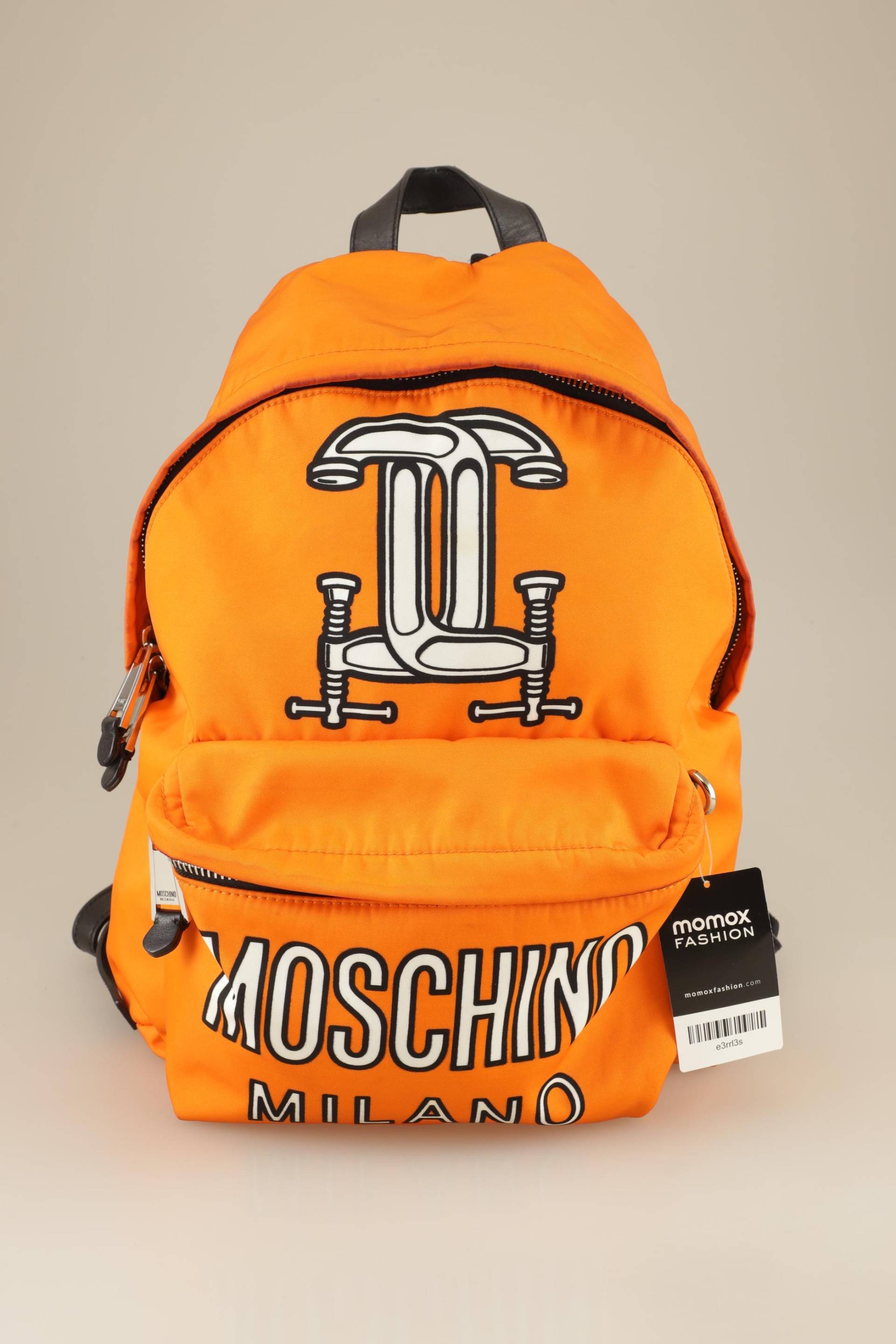 Moschino Damen Rucksack, orange, Gr. von Moschino