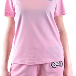 Moschino Damen T-shirt In Pink Aus Baumwolle von Moschino