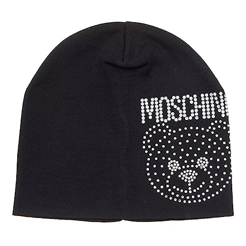 Moschino Damen Teddy Bear Mütze Black von Moschino