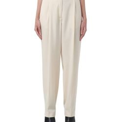 Moschino Damen-hose Aus Weißer Schurwolle von Moschino