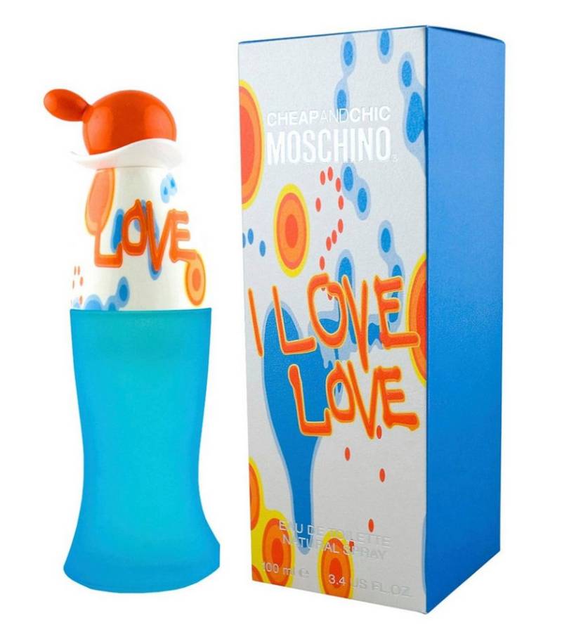 Moschino Eau de Toilette Cheap & Chic I Love Parfum Spray Edt Versiegelt 100 ML, jugendliche Frische mit femininer Sinnlichkeit vereint von Moschino