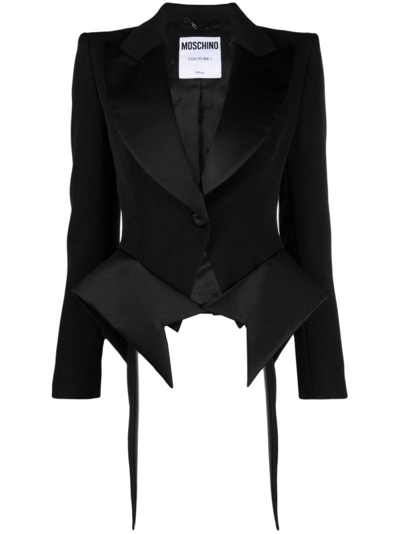 Moschino Einreihiger Blazer - Schwarz von Moschino