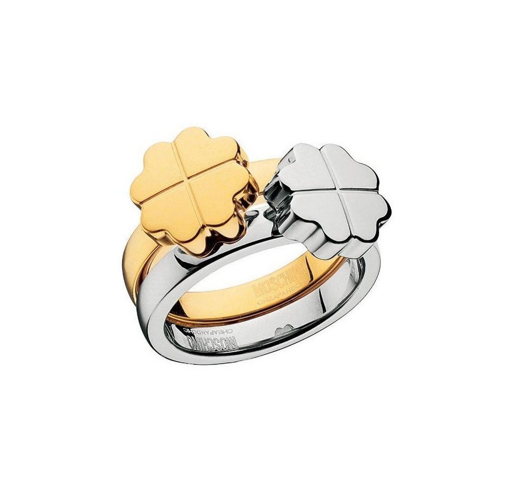 Moschino Fingerring MJ0051 (Set), Ringset in silber und gold, zwei separate Ringe von Moschino