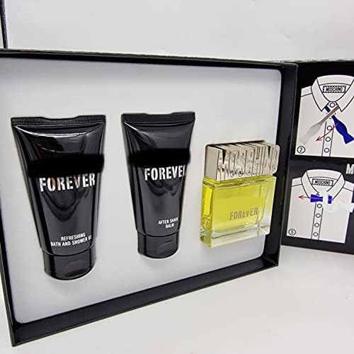 Moschino Forever Geschenkset 50 ml Eau de Toilette Spray + 50 ml Shower Gel + 50 ml After Shave Balm von Moschino