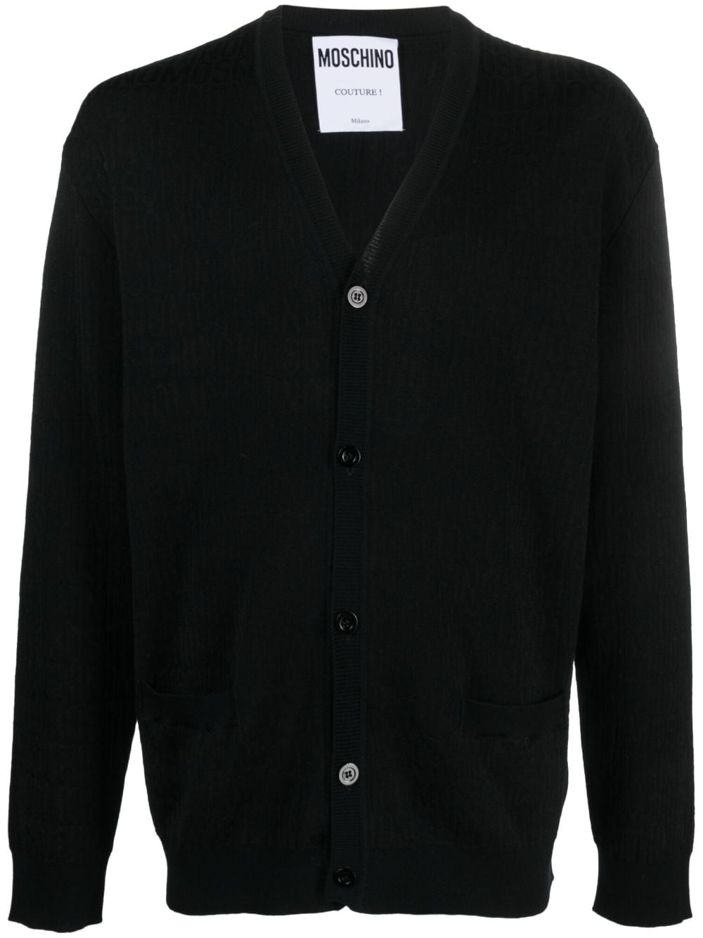 Moschino Geknöpfter Cardigan - Schwarz von Moschino