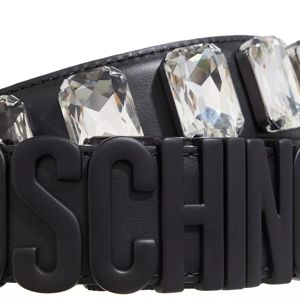 Moschino Gürtel - Belt - Gr. 42 - in Schwarz - für Damen von Moschino