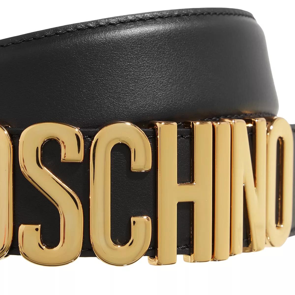 Moschino Gürtel - Belt - Gr. 42 - in Schwarz - für Damen von Moschino