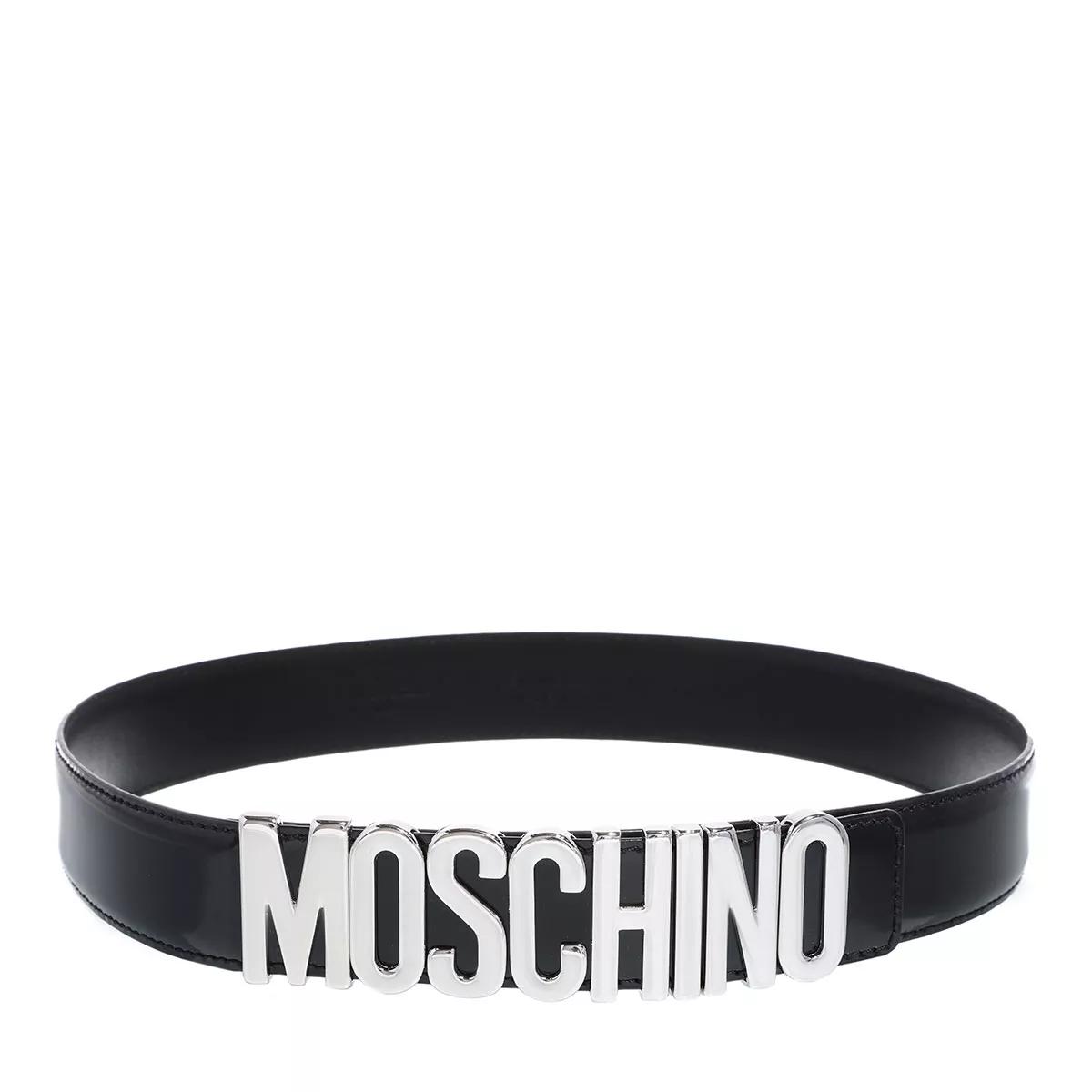 Moschino Gürtel - Belt - Gr. 80 - in Schwarz - für Damen von Moschino