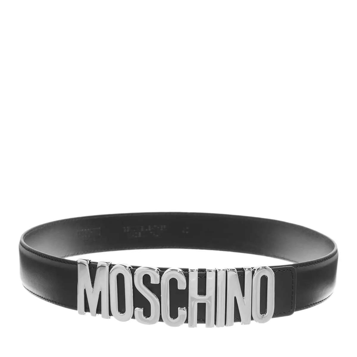 Moschino Gürtel - Belt - Gr. 80 - in Schwarz - für Damen von Moschino
