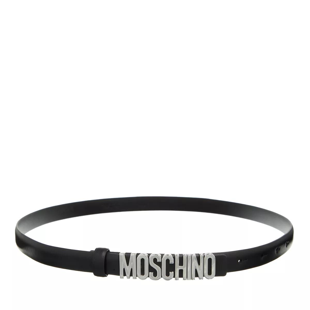 Moschino Gürtel - Belt - Gr. 80 - in Schwarz - für Damen von Moschino