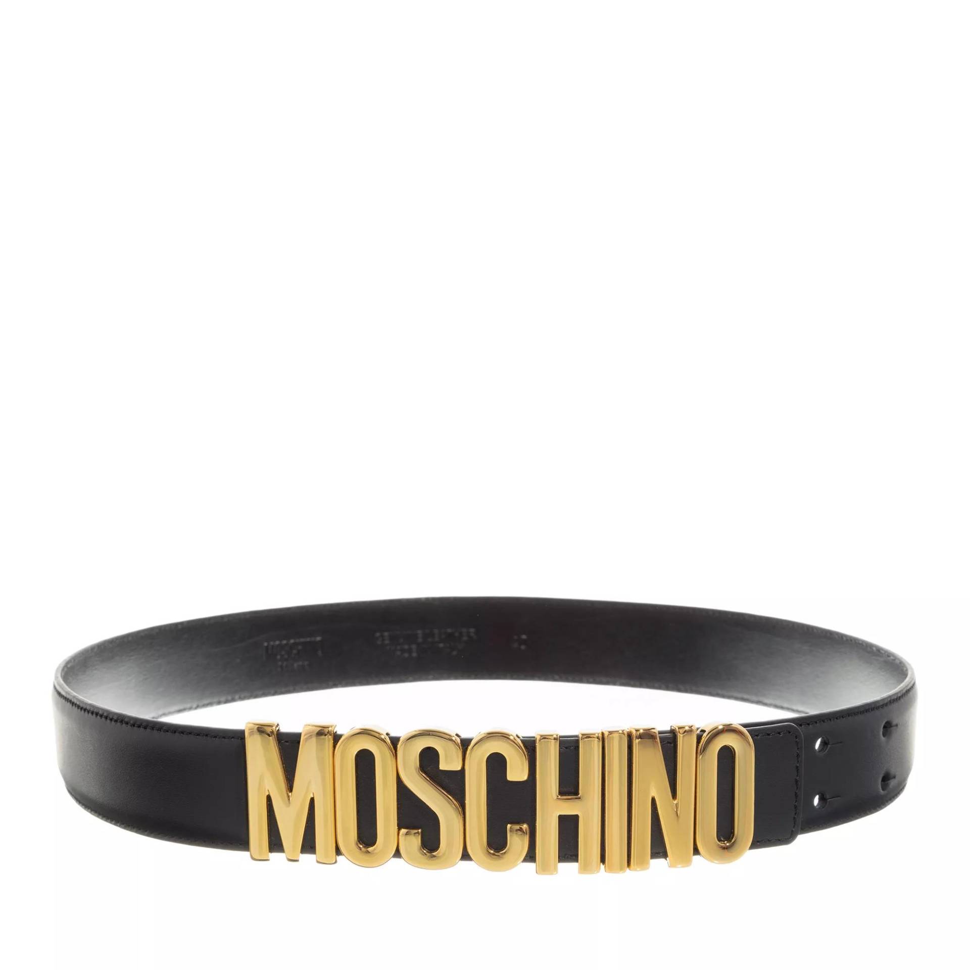 Moschino Gürtel - Belt - Gr. 80 - in Schwarz - für Damen von Moschino