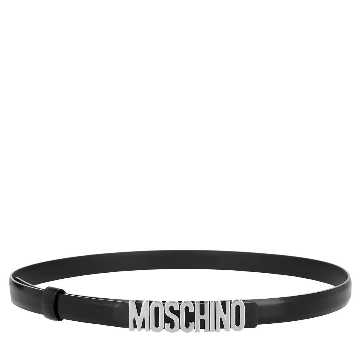 Moschino Gürtel - Belt - Gr. 85 - in Schwarz - für Damen von Moschino