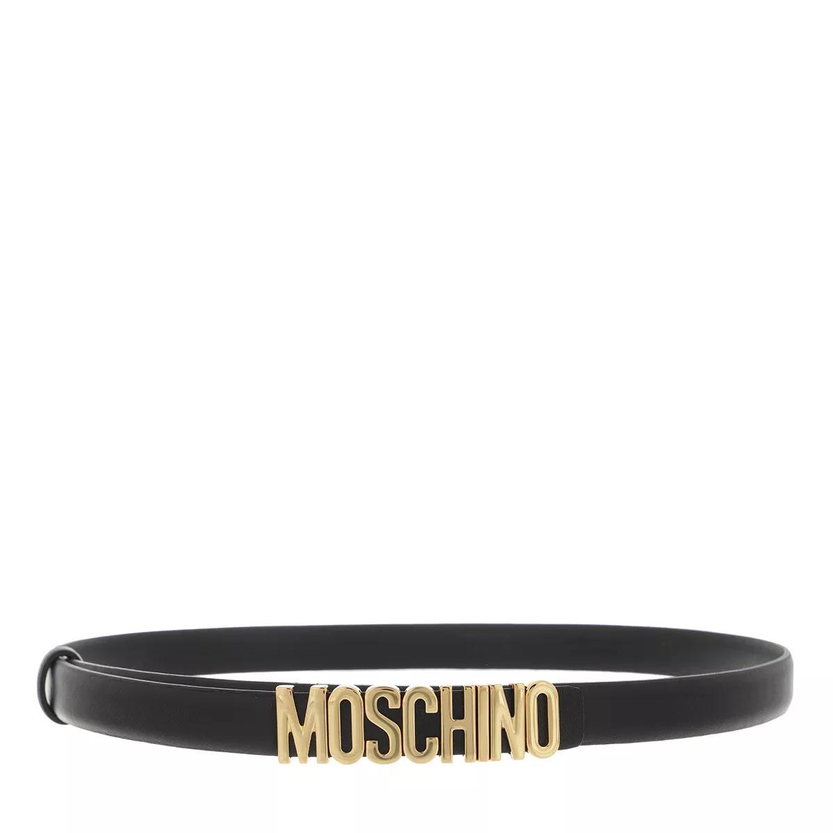 Moschino Gürtel - Belt - Gr. 95 - in Schwarz - für Damen von Moschino