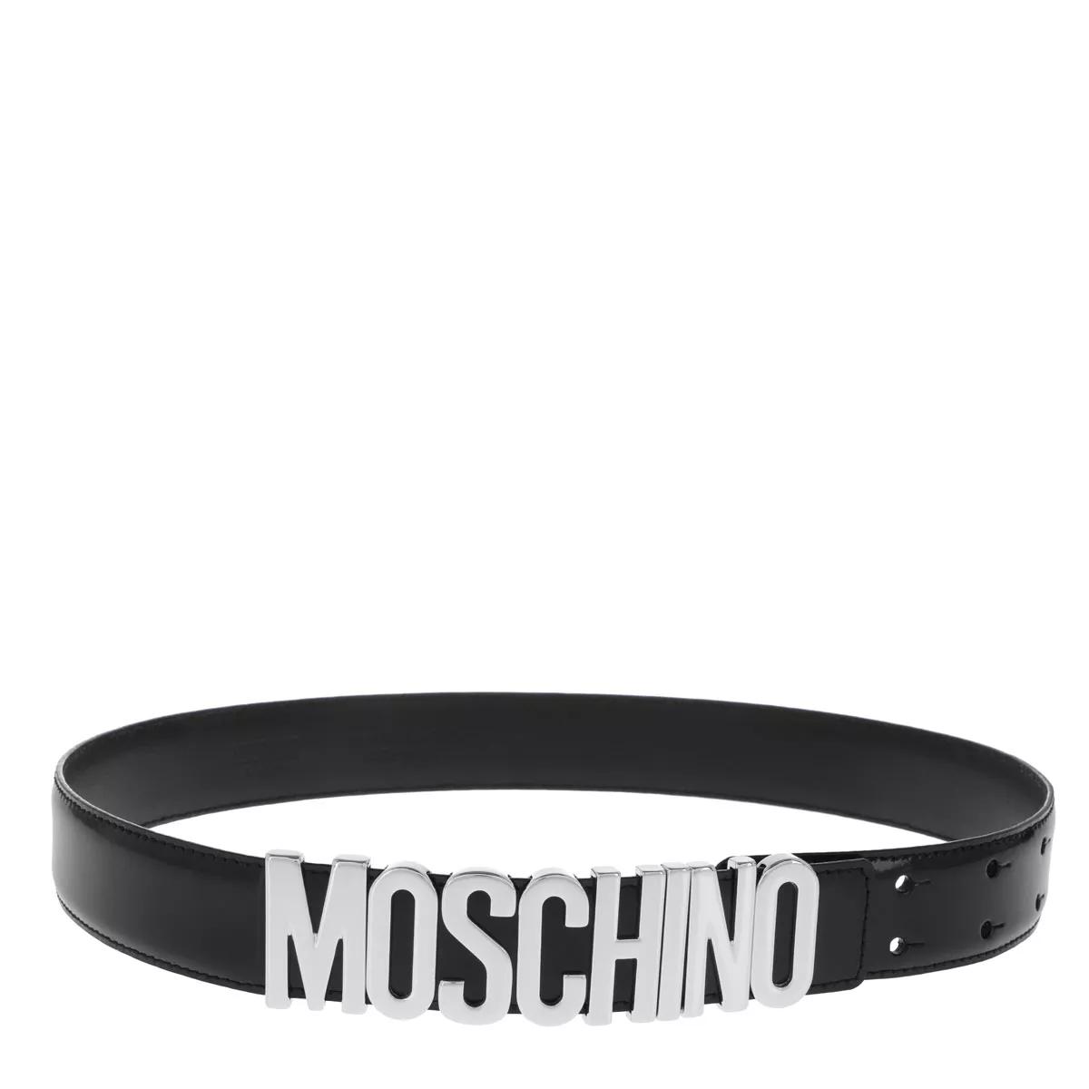 Moschino Gürtel - Cintura - Gr. 75 - in Schwarz - für Damen von Moschino