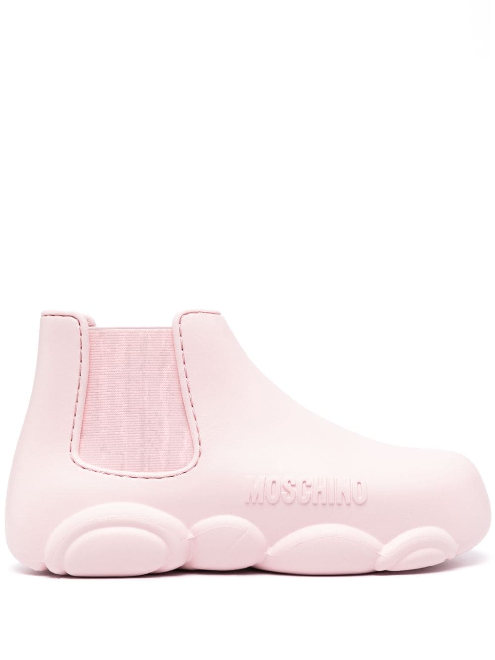 Moschino Stiefeletten mit Logo-Prägung - Rosa von Moschino